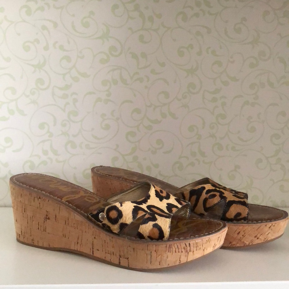 Sam Edelman Leopard Slides